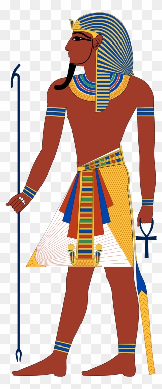 Palace Clipart Pharaoh Pharaoh Wikipedia - Ancient Egyptian Pharaoh Drawing - Png Download