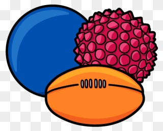 Clipart Ball Footy - Afl Ball Clip Art - Png Download