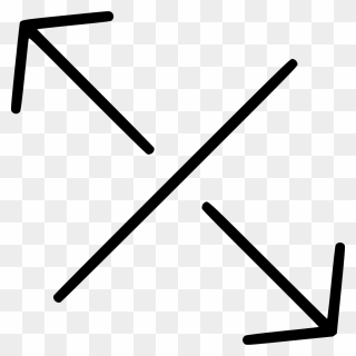 Arrows Up Left Down Right Line Seperating Comments Clipart