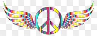 Symmetry,area,text - Symbol Peace Clipart
