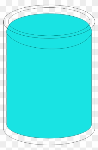 Glass Full Of Water Vector Illustration - Water Glass Vector Png Clipart