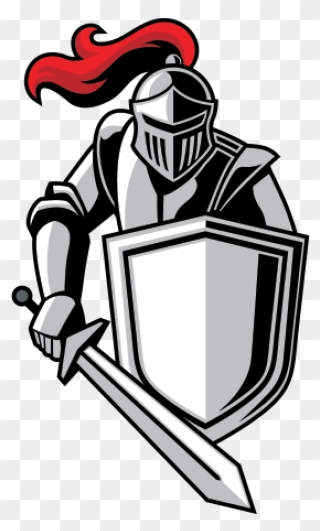 Knight Clipart Warrior - Wall High School Logo - Png Download