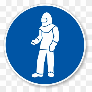 Wear Full Protective Clothing Clipart