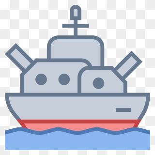 Battleship Colorful Sketch - Png Clipart Battleship Transparent Background