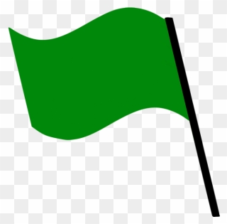 Banderas De Color Verde Clipart