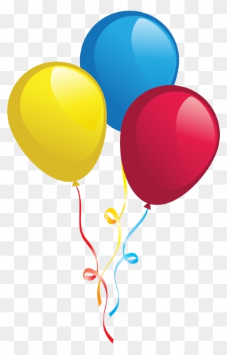 Balões De Aniversário Sem Fundo Clipart