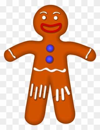 Melonheadz Clipart Gingerbread, Melonheadz Gingerbread - Transparent Background Gingerbread Man Png