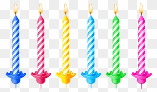 Birthday Present Clipart - Transparent Background Birthday Candle Clipart - Png Download