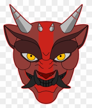 Oni Mask Demon - Oni Mask Clipart