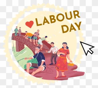 Labour Day Event - Happy Galentines Day Ladies Celebrating Ladies Clipart