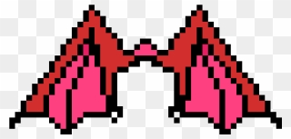 Devil Wings Pixel Art Clipart