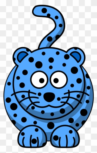Blue Leopard Png Icons - Cheetah Cartoon Clipart