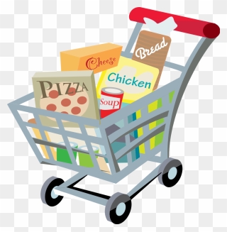 Grocery Shopping Clip Art - Png Download