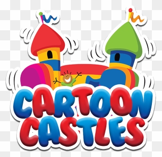 Cartoon Castles - Bouncy Castle Clipart