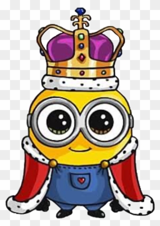 King Sticker Challenge On - Cute Minion Drawing Clipart