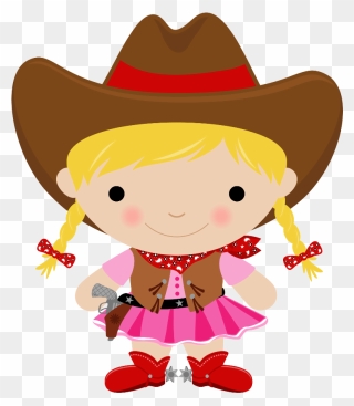 E Cowgirl Minus Alreadyclipart - Cowboy And Cowgirl Clipart - Png Download