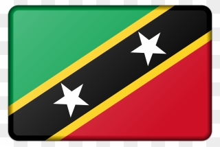 St Kitts And Nevis Flag Clip Arts - Saint Kitts And Nevis - Png Download
