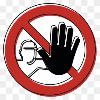 Halt - Stop Sign Hand Png Clipart