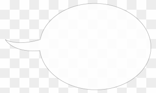 Weiße Sprechblase - Circle Clipart
