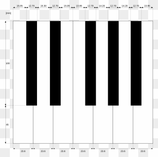 Klaviatur Wikipedia - Piano Keys Clipart