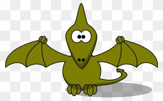 Dinosaur With Wings Clipart - Png Download