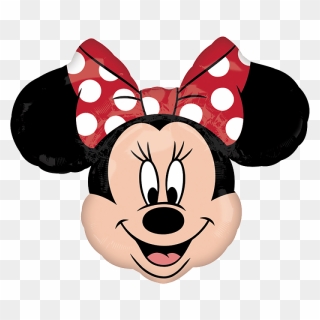 Folienballon Minnie Mouse - Minnie Mouse Head Clipart