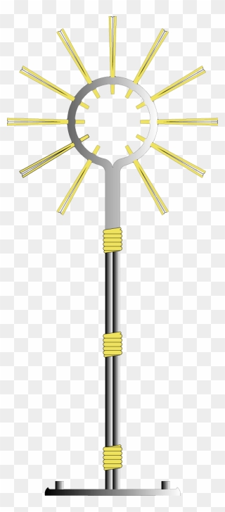 Modernes Grabkreuz Energie Clipart