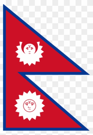 Old Flag Of Nepal Clipart
