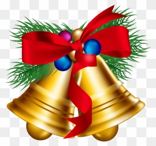 Christmas Bell Images Clip Art - Png Download