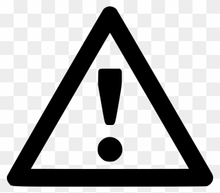Warning Triangle Svg Png Icon Free Download - Transparent Background Warning Icon Png Clipart