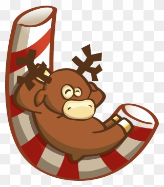 Kisspng Santa Claus Christmas Moose Reindeer Clip Art - Moose Christmas Png Transparent Png