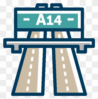 Motorway - Toll Icon Png Transparent Clipart