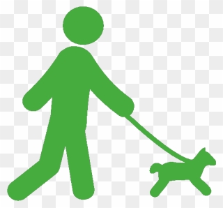 Dog Walking Pet Sitting Tennessee Walking Horse Clip - Walking Dog Symbols Transparent - Png Download