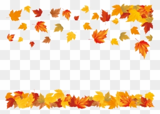 Transparent Background Fall Leaves Clipart - Png Download