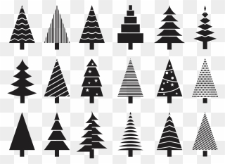 Sapin Icons Vektor - Christmas Tree Clipart