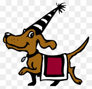 Dog Party Hat Clipart - Parade Dog Clipart - Png Download