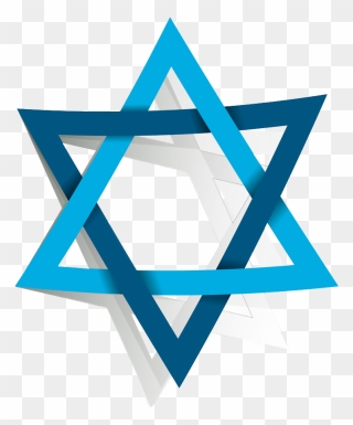 Star Of David Judaism Jewish People Clip Art - Spanish Jewish Flag - Png Download