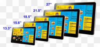Taiwan Android All In One Digital Signage Display - 21.5 Inch Vs 18 Inch Clipart