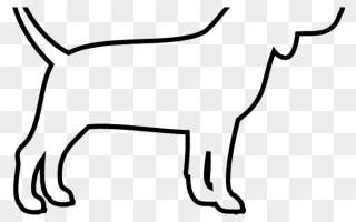 Dog Side View Drawing Clipart
