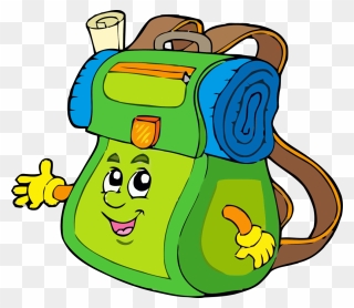 Cartoon Backpack Clipart