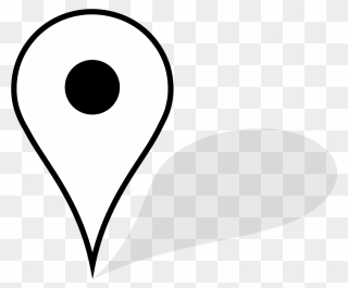 Pin Google Maps Black Clipart