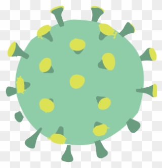 Virus Cell Icon - Illustration Clipart