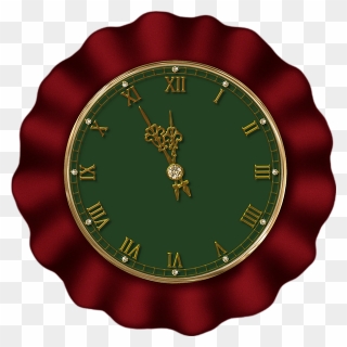 Réveillon, Horloge Png, Pendule New Year"s Clock Clipart - Clock Transparent Png