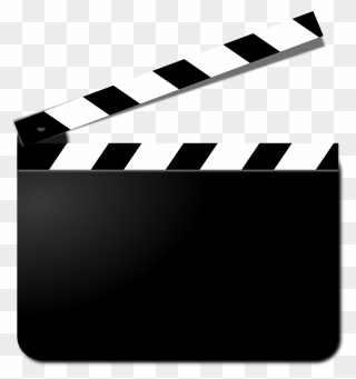 Movie Clap Clipart - Png Download