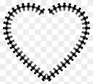 Heart Made Up Of People Clipart