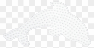 Delfin 300 Podkładka Koraliki Hama Midi - Bead Clipart