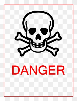 Download Danger Sign Image Free Clipart Hq Hq Png Image - White Skull And Crossbones Png Transparent Png