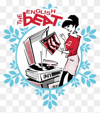 English Beat Girl Clipart