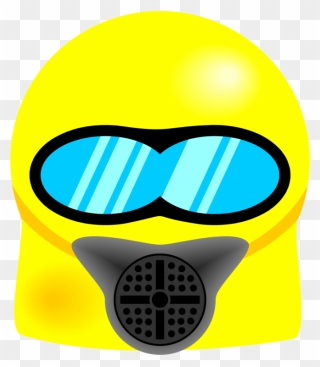 Mask,yellow,goggles - Mask Clipart