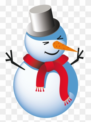 Snowman Background Cliparts Download Clip Art - Png Download